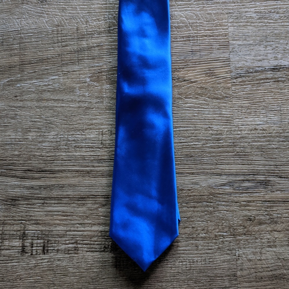 Countess Mara Shiny Royal Blue Tie